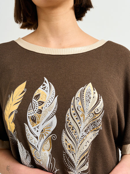 Polera Lino Marron