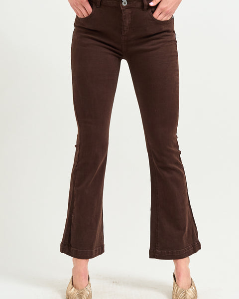 Pantalón Flared Moro