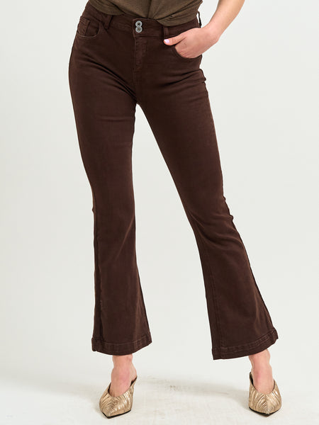 Pantalón Flared Moro