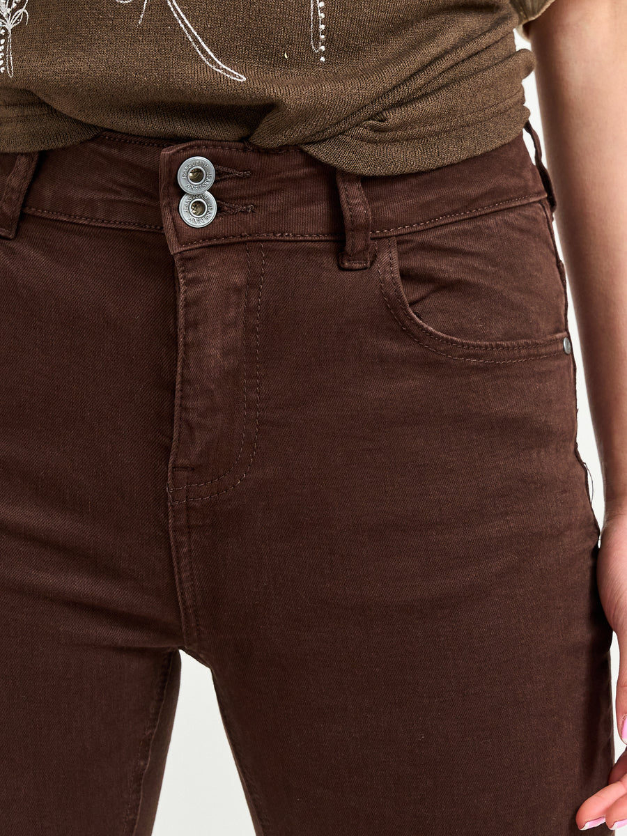 Pantalón Flared Moro
