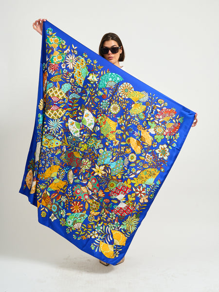 Pañuelo Estampado Blue