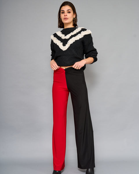 Sweater Vuelos Con Perlas