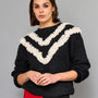 Sweater Vuelos Con Perlas