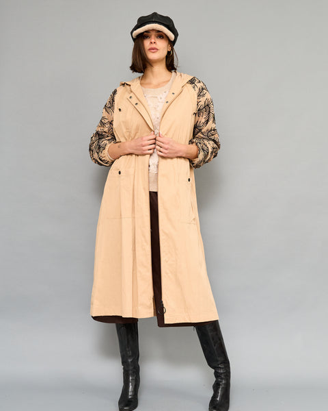 Corta Viento Aplicación beige