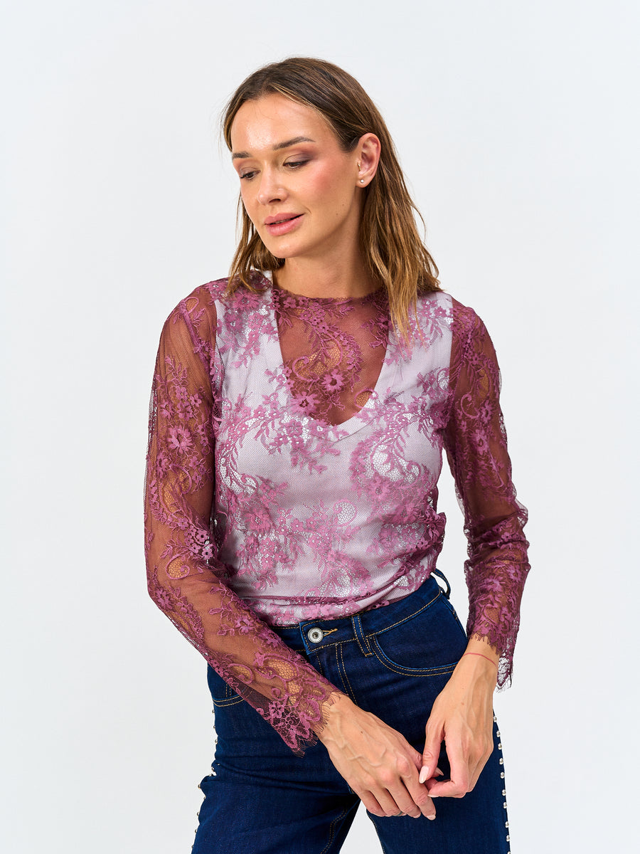 Polera Encaje