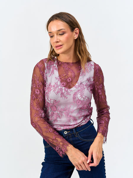 Polera Encaje