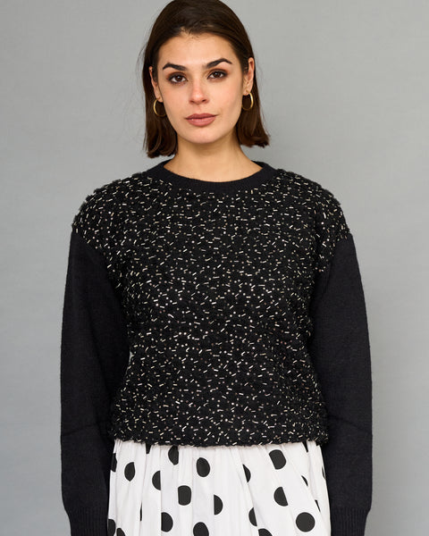 Sweater Mostacillas Negro
