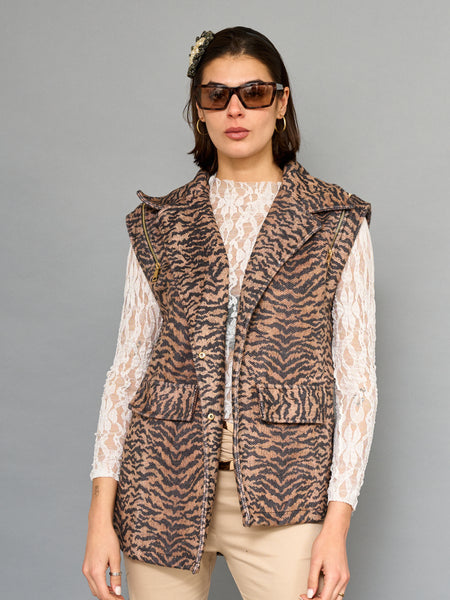Gilet Print Tigre