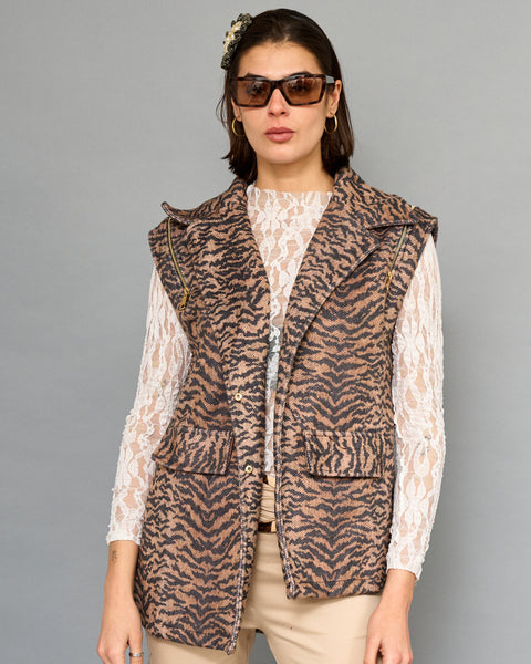 Gilet Print Tigre