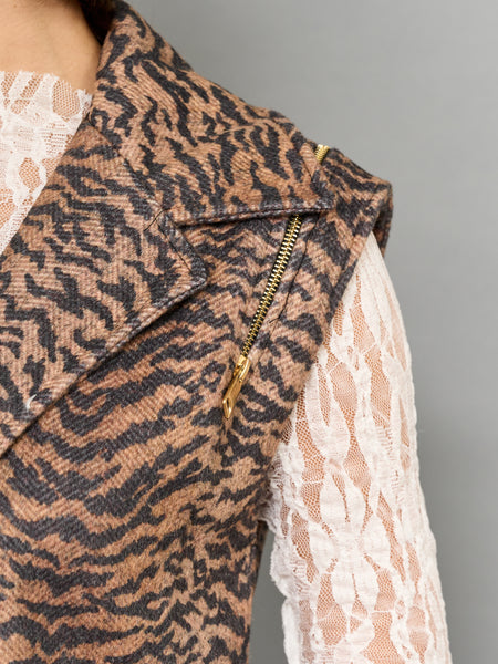 Gilet Print Tigre