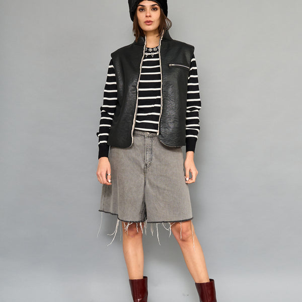 Gilet Gamuza Negro