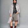 Impermeable Print Plateado