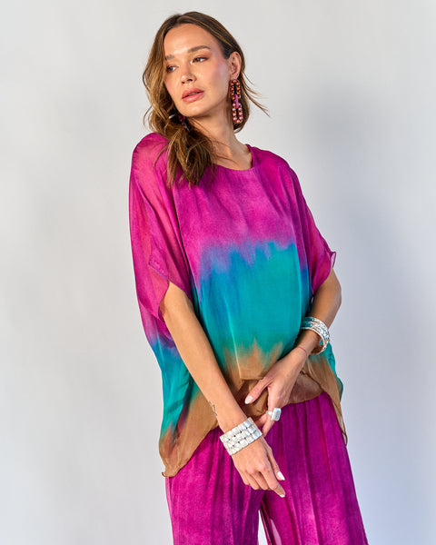 Blusa Degradé Magenta