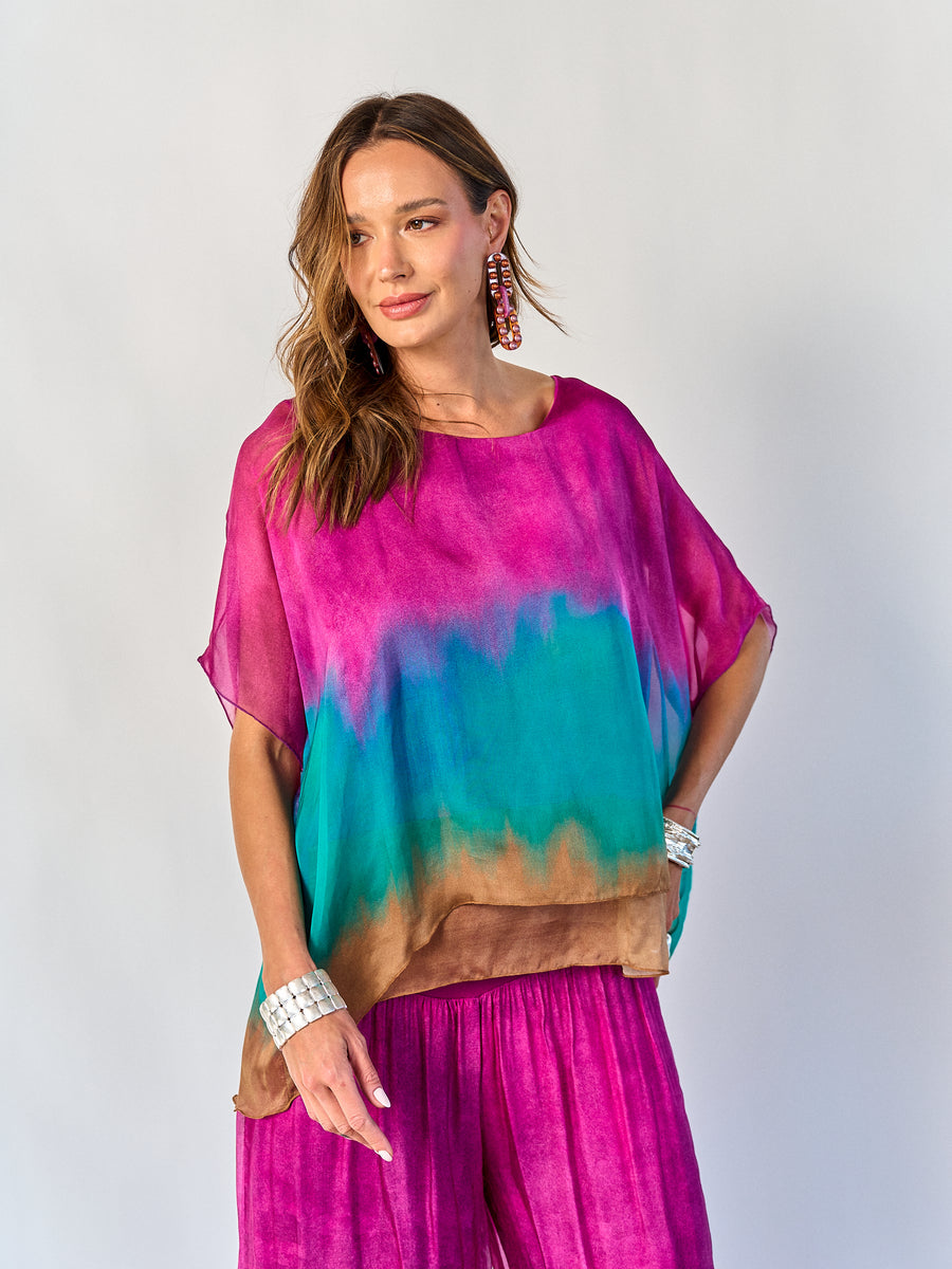 Blusa Degradé Magenta