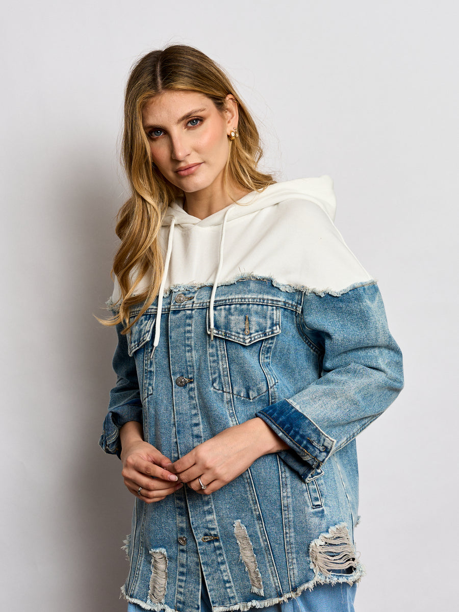 CHAQUETA BICOLOR