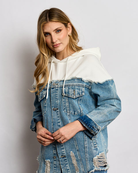 CHAQUETA BICOLOR