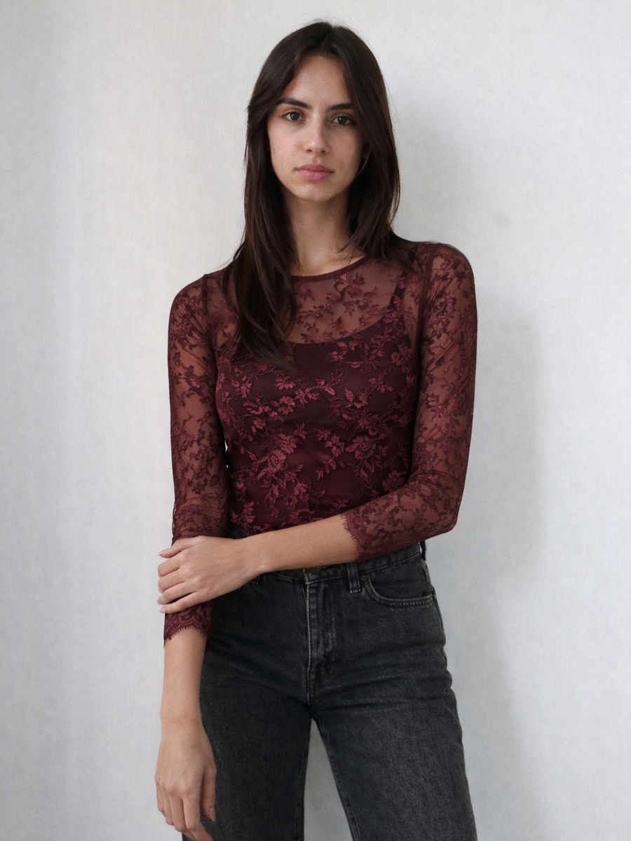 Polera Encaje