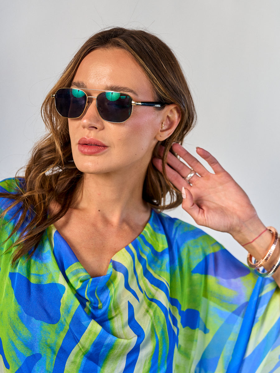 Blusa Leonor Azulino