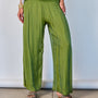 Pantalón Seda Verde