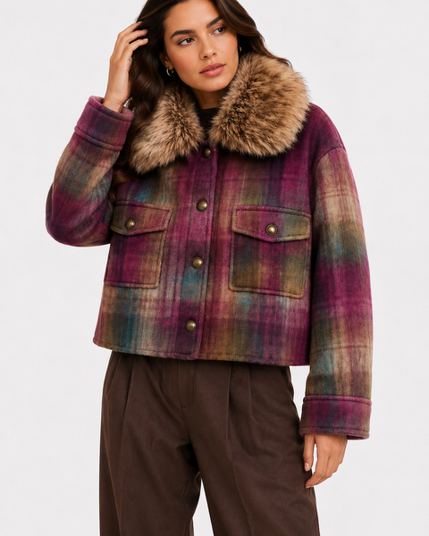 Chaquetón Lana Piel