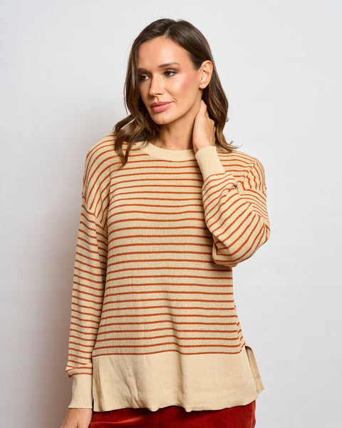 Sweater Listado Lurex