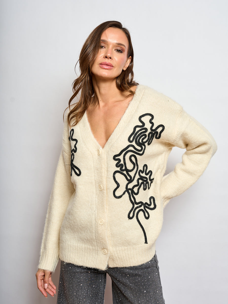 Cardigan Aplicación