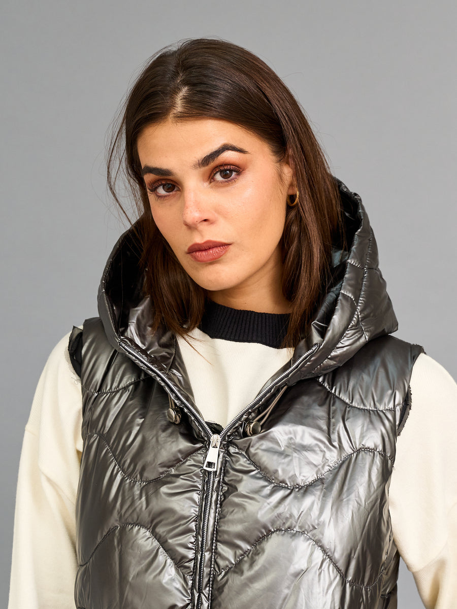 Parka cinturon Plata