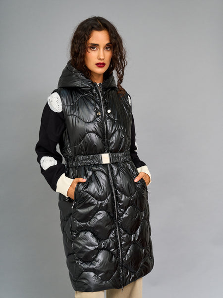 Parka Cinturon Negra