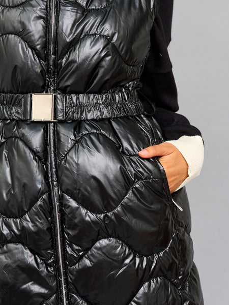 Parka Cinturon Negra